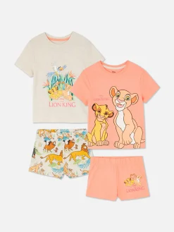 Lot De 2 Pyjamas à Manches Courtes Disney Le Roi Lion 30e Anniversaire|Primark Best