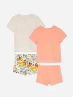 Lot De 2 Pyjamas à Manches Courtes Disney Le Roi Lion 30e Anniversaire|Primark Best