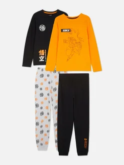 Lot De 2 Pyjamas à Manches Longues Dragon Ball Z|Primark Sale
