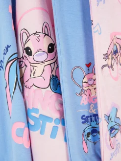 Lot De 2 Pyjamas Longs Disney Stitch & Angel|Primark Online