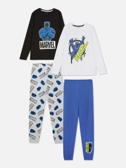 Lot De 2 Pyjamas Longs Marvel Black Panther|Primark Outlet