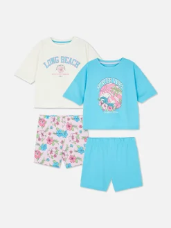 Lot De 2 Pyjamas Short Graphiques|Primark Best