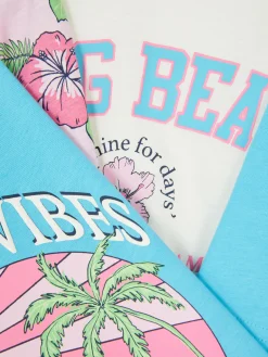 Lot De 2 Pyjamas Short Graphiques|Primark Best