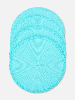 Lot De 4 Sets De Table Ronds|Primark New