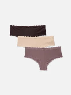 Lot De 3 Shortys Bordés De Dentelle|Primark Sale