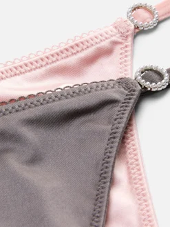 Lot De 2 Strings à Boucles En Strass|Primark Online