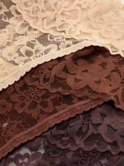 Lot De 3 Strings Bandeau En Dentelle Florale|Primark Hot