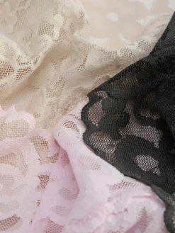 Lot De 3 Strings Bandeau En Dentelle Florale|Primark Best