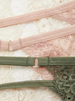 Lot De 3 Strings En Dentelle|Primark New