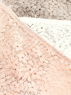 Lot De 3 Strings En Dentelle|Primark Outlet