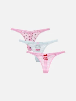 Lot De 3 Strings Hello Kitty|Primark