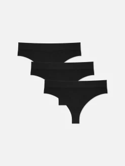 Lot De 3 Strings Sans Couture Essential|Primark New