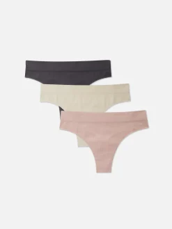Lot De 3 Strings Sans Couture Ton Sur Ton|Primark Online