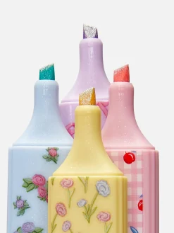 Lot De 4 Surligneurs à Paillettes|Primark