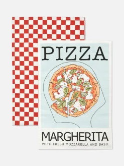 Lot De 2 Torchons Imprimés|Primark Online