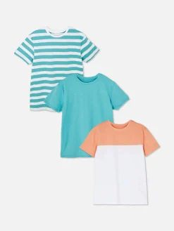 Lot De 3 T-shirts à Imprimés Variés|Primark Clearance