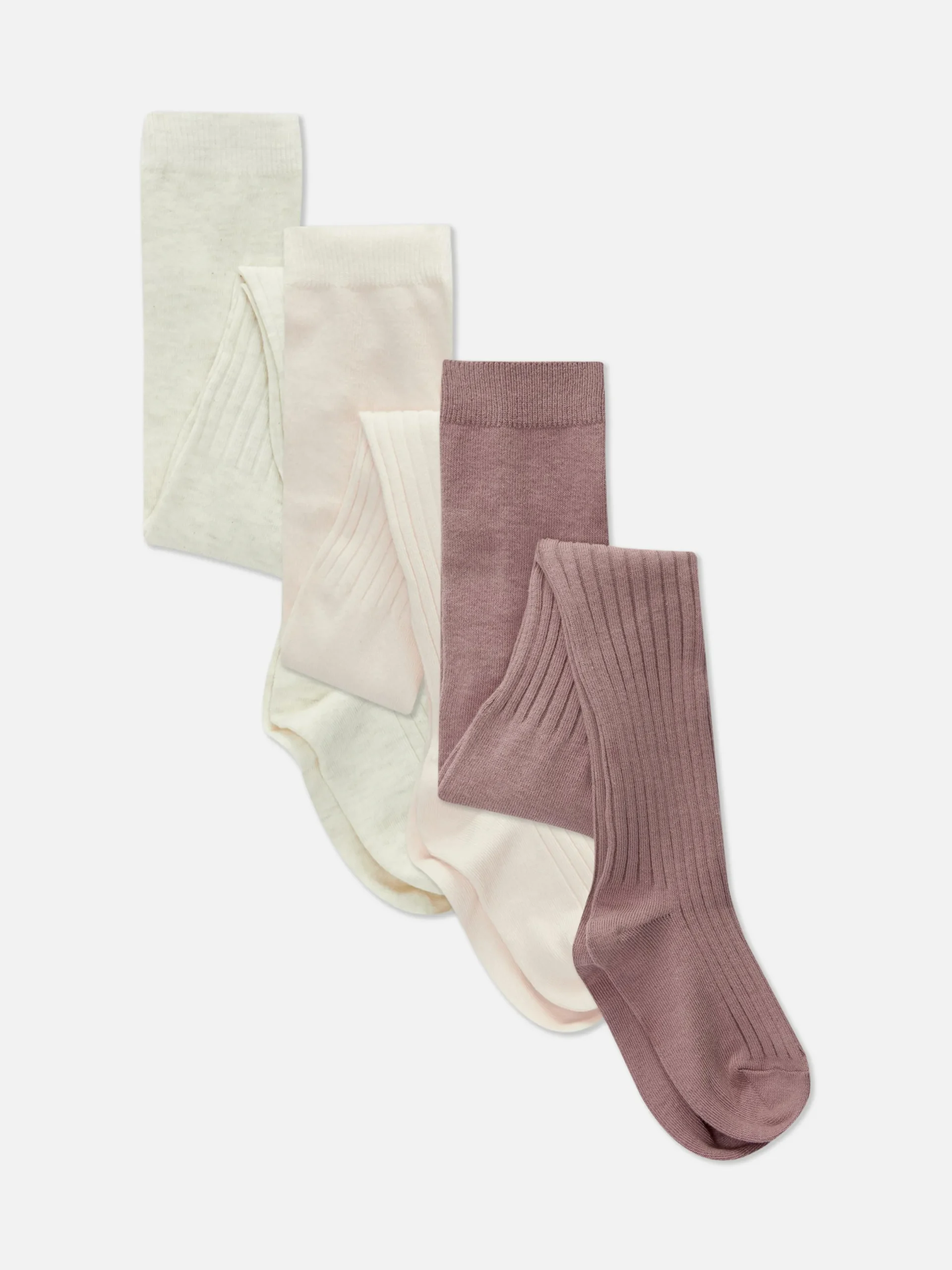 Lot De 3 collants Côtelés Variés|Primark Hot