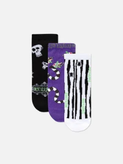 Lot De 3 paires De Chaussettes Basses Beetlejuice|Primark