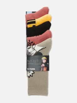Lot De 5 paires De Socquettes Naruto|Primark Online