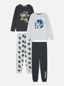 Lot De 2 pyjamas Sonic Le Hérisson Et Shadow|Primark Hot