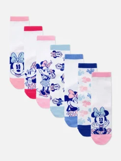 Lots De 7 paires De Socquettes Disney Minnie Mouse|Primark Outlet