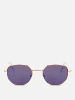 Lunettes De Soleil à Monture Hexagonale En Métal|Primark Hot