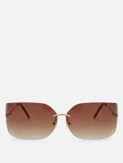 Lunettes De Soleil Incurvées Sans Monture Rita Ora|Primark Clearance