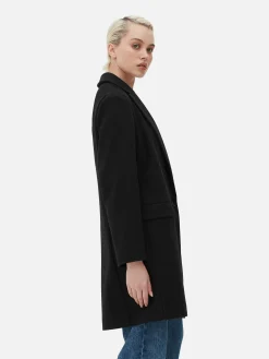 Manteau à Boutonnage Simple Classique|Primark Online