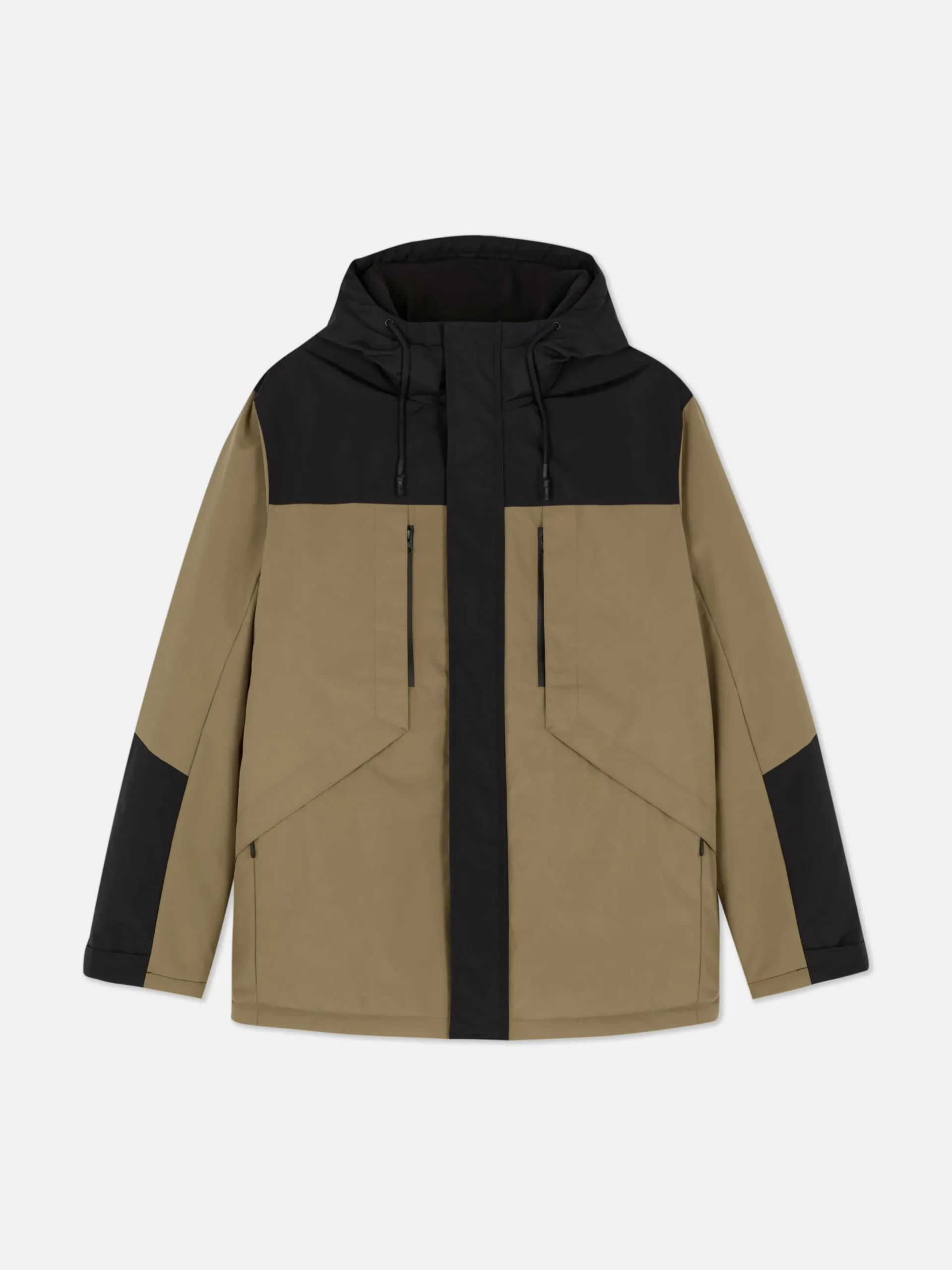 Manteau Court Color Block|Primark Outlet