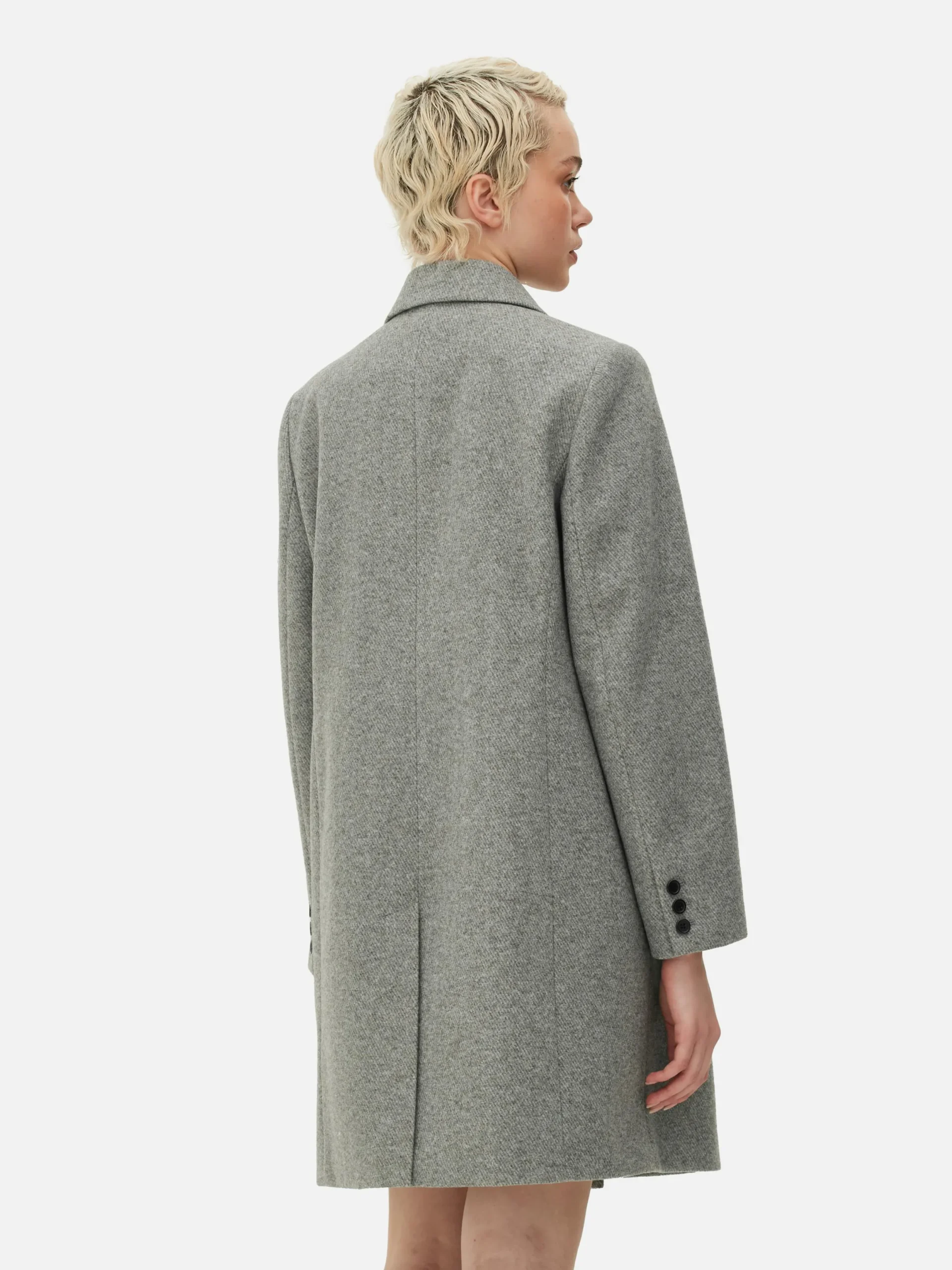 Manteau Croisé En Sergé|Primark New