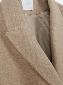 Manteau Croisé En Sergé|Primark Outlet