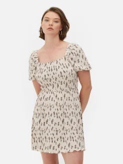 Mini Robe Froncée En Plissé|Primark Sale