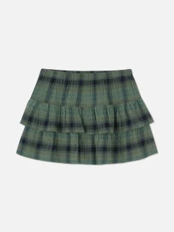 Mini-jupe à Carreaux Et à Superpositions|Primark Online