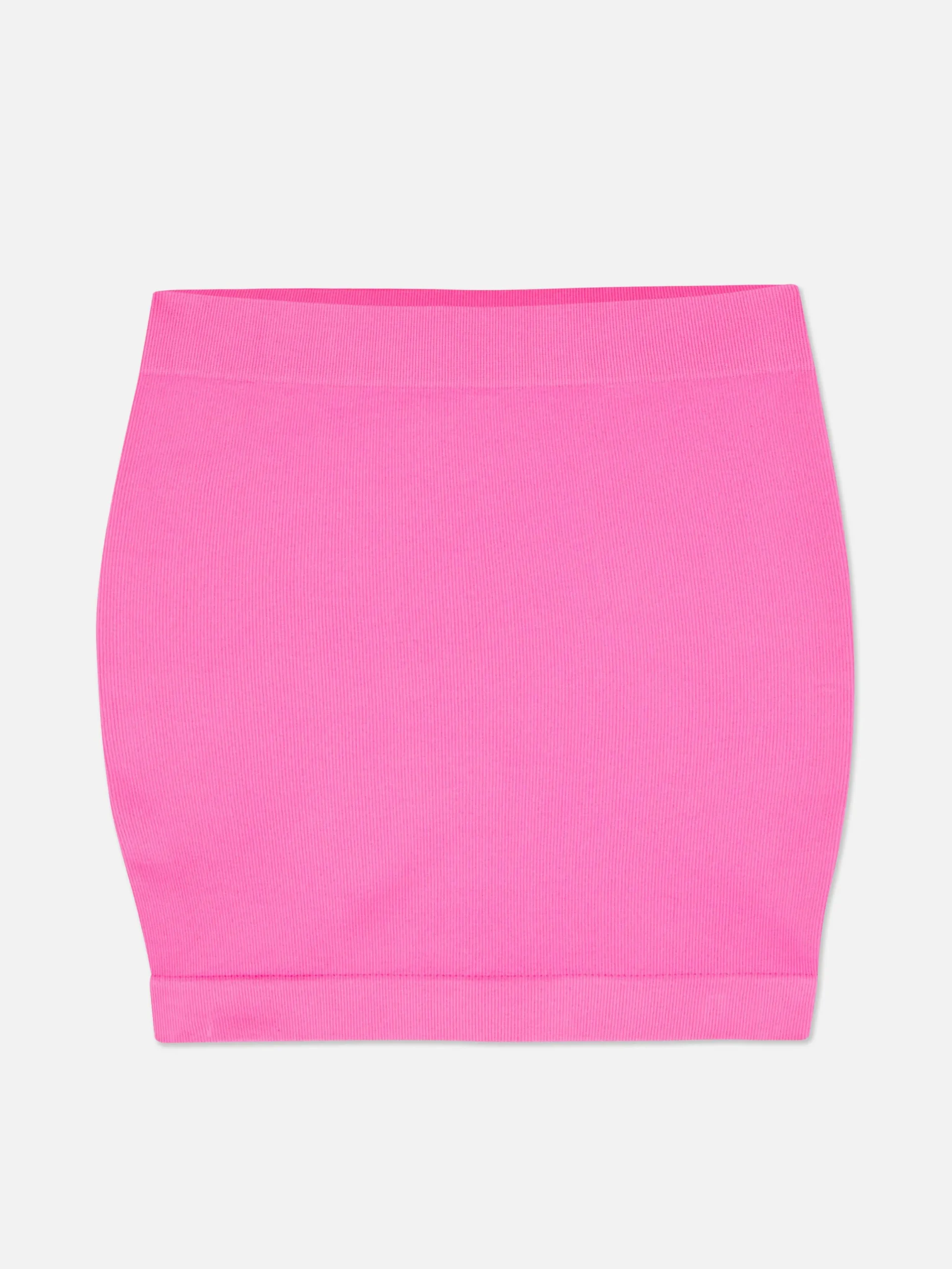 Mini-jupe Côtelée Sans Coutures|Primark Hot