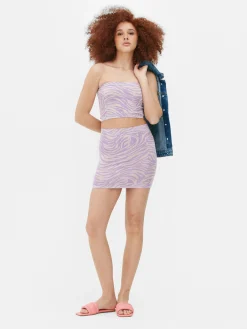 Mini-jupe Côtelée Sans Coutures|Primark Sale