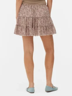 Mini-jupe En Mousseline à Superposition|Primark New