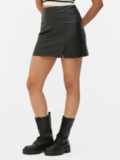 Mini-jupe En Simili Cuir|Primark Discount