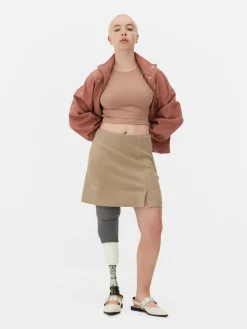 Mini-jupe En Suédine|Primark Clearance