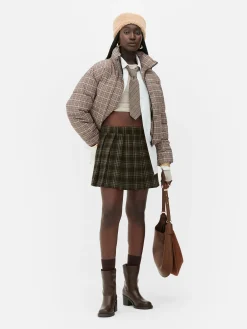 Mini-jupe Plissée à Carreaux Rita Ora|Primark Sale