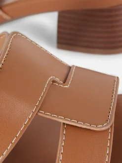 Mules à Talons Avec Bride à Maillon|Primark