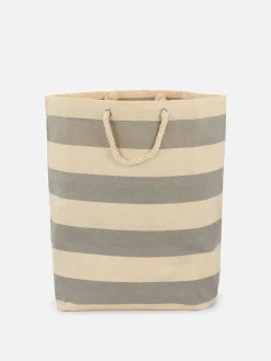 Panier à Linge En Toile Rayée|Primark New
