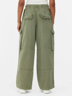 Pantalon Cargo à Nouer à La Taille|Primark Outlet