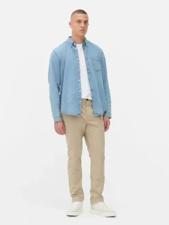 Pantalon Chino Stretch Coupe Slim|Primark