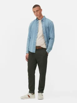 Pantalon Chino Stretch Coupe Slim|Primark Outlet