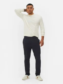 Pantalon Chino Stretch Coupe Slim|Primark Clearance