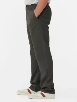 Pantalon Chino Stretch Coupe Droite|Primark Clearance