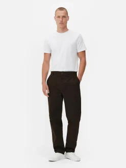 Pantalon Chino Stretch Coupe Droite|Primark Sale