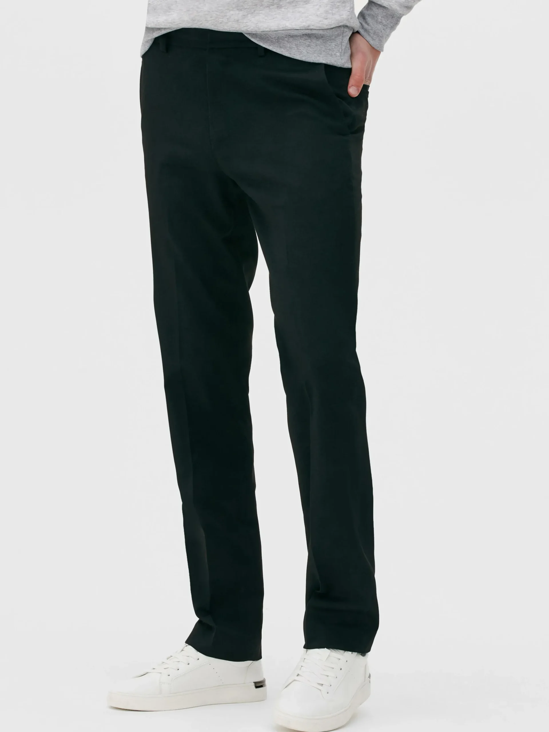 Pantalon En Sergé Coupe Droite|Primark New