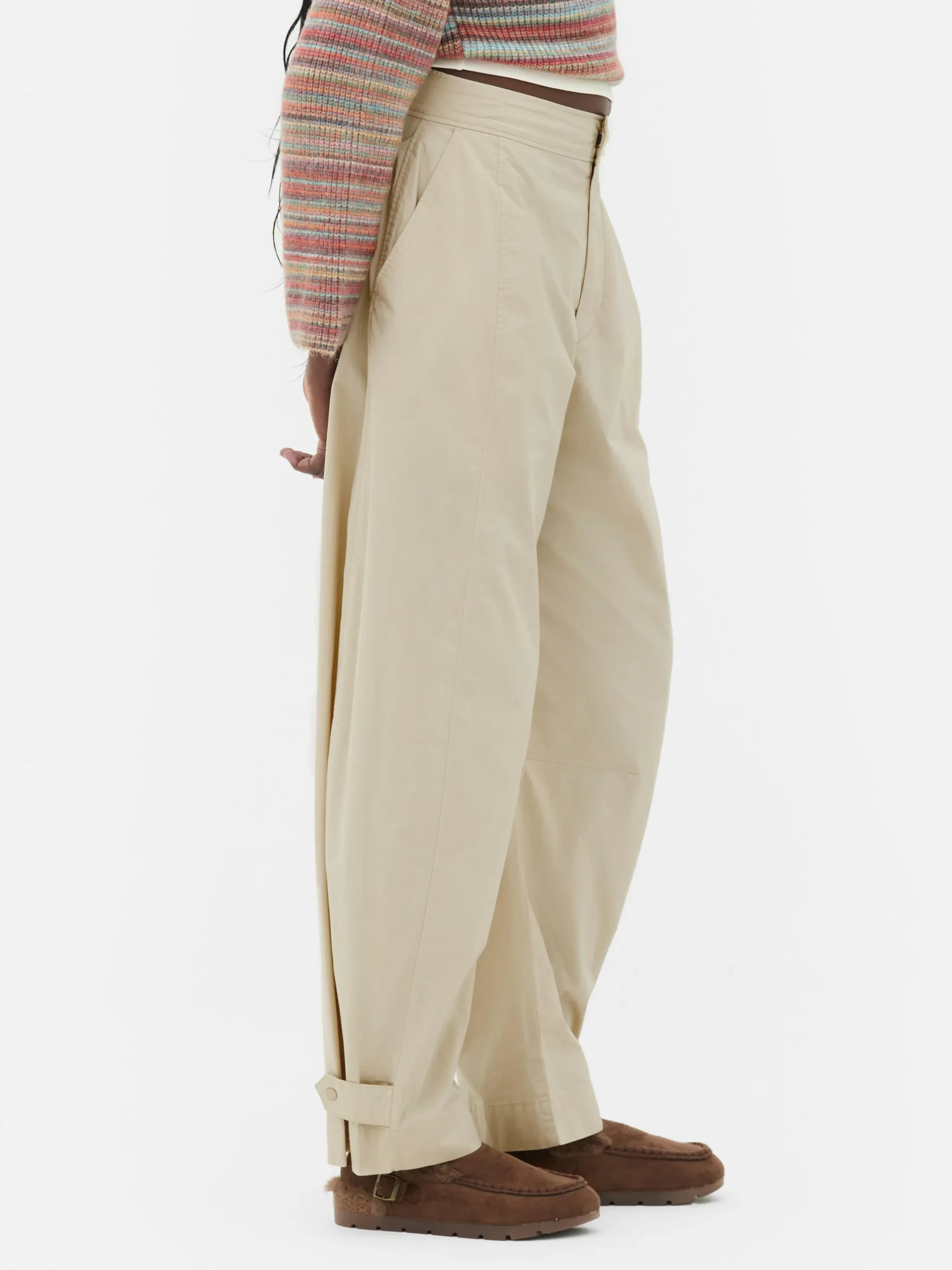 Pantalon Utilitaire Coupe Barrel Rita Ora|Primark Outlet