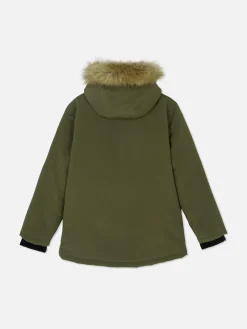 Parka à Capuche En Fausse Fourrure|Primark Hot